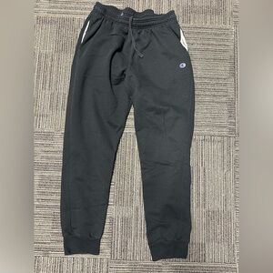 Men’s extra large champion, black sweatpants with elastic and drawstring waist